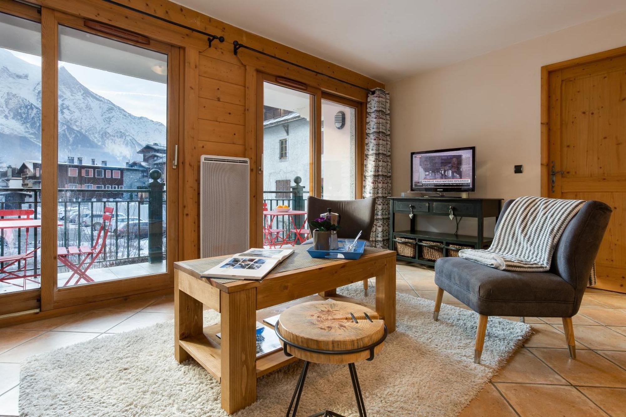 Appartement Belle Vue - Happy Rentals Chamonix Luaran gambar